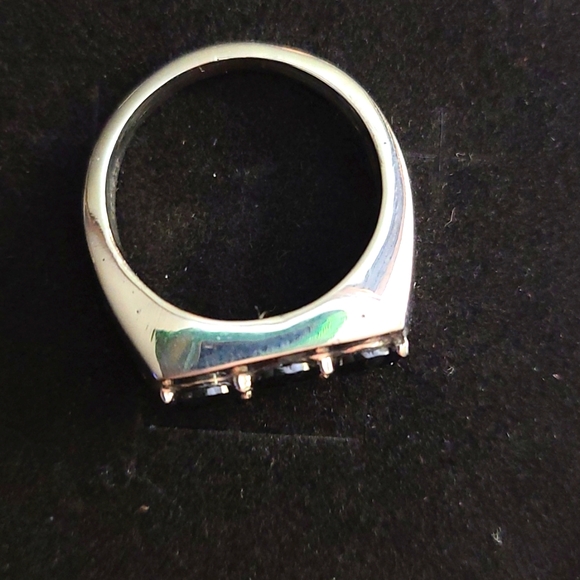 Thai Black Spinel Men's Ring Size 11 - Picture 5 of 6